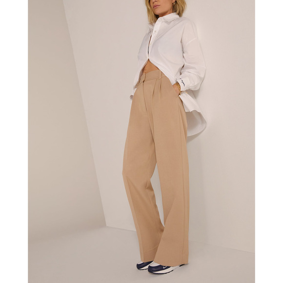 Favorite Daughter 'The Favorite' Beige Polyester Pant Shortie Size 0 - Picture 1 of 5